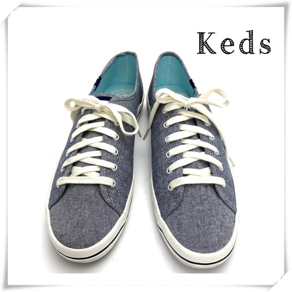Keds Shoes - Keds Kickstart Denim Canvas Indigo Blue